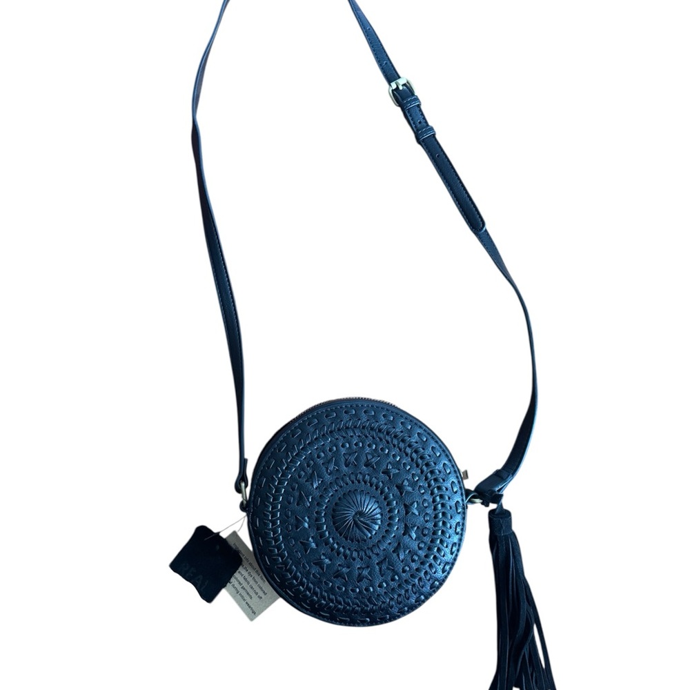 Elegant Black Round Bag